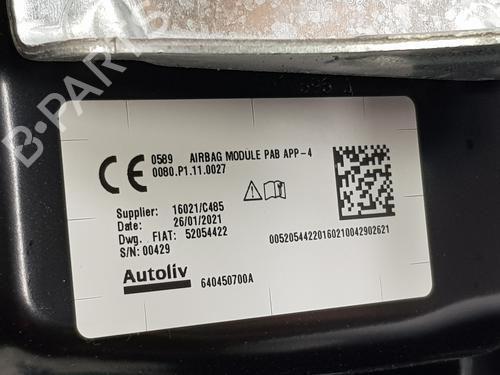 Airbag Kit FIAT 500 (312_)  | BP24509994C86 