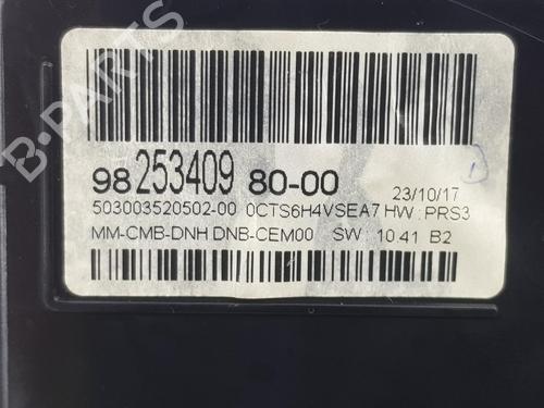 Instrument cluster PEUGEOT 3008 II SUV (MC_, MR_, MJ_, M4_) 1.6 BlueHDi 120 | BP15073063C47