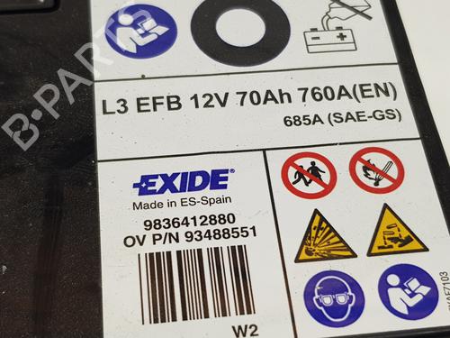 Battery OPEL ASTRA L Sports Tourer (OV5)  | BP25789678E11 