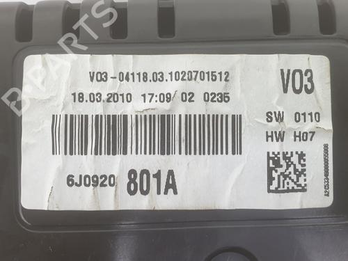 Instrument cluster SEAT IBIZA IV (6J5, 6P1) 1.6 TDI | BP9293930C47 