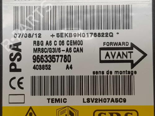 ECU airbags CITROËN C2 (JM_) 1.4 | BP7480895M53 