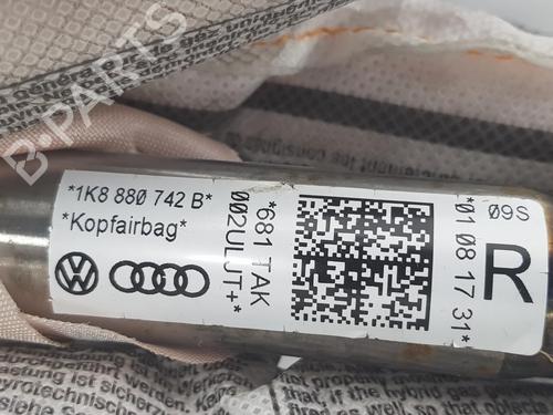 Høyre gardin kollisjonspute VW SCIROCCO III (137, 138) 1.4 TSI | BP10235086C12 