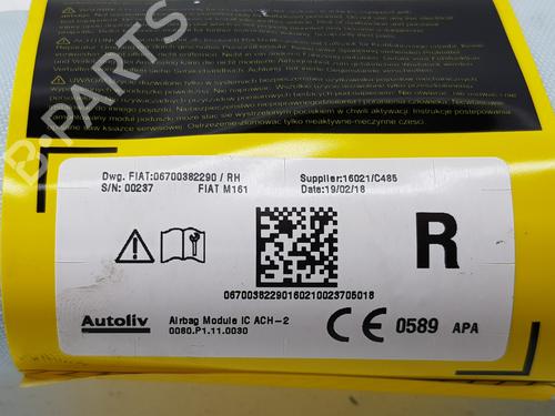 Right curtain airbag MASERATI LEVANTE SUV (M161) 3.0 D Q4 | BP20195451C12 