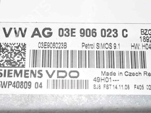 Engine control unit (ECU) SKODA FABIA II (542) 1.4 TDI | BP1543643M57 