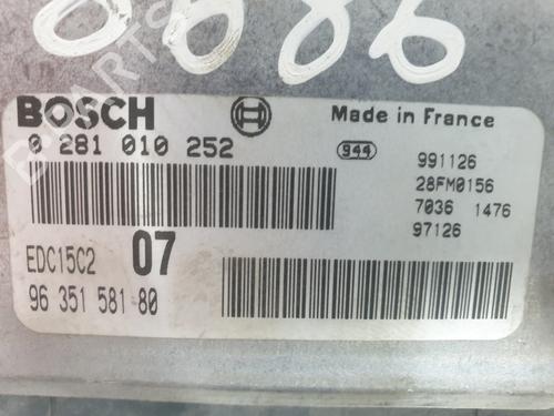 Engine control unit (ECU) CITROËN XANTIA (X1_, X2_) 2.0 HDI 90 | BP28478765M57 