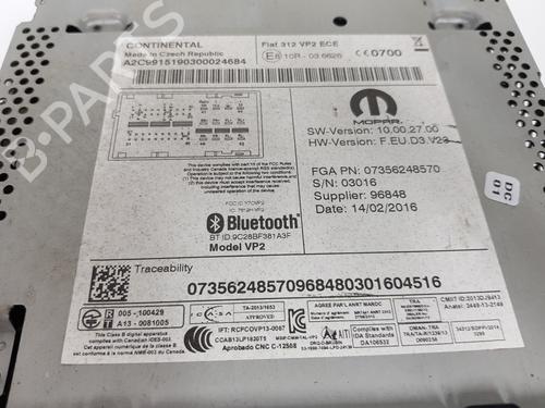 Display monitor FIAT 500 (312_) 1.2 (312AXA1A) | BP22611234C48 