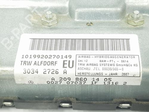 Right seat airbag MERCEDES-BENZ CLK (C209) CLK 220 CDI (209.308) | BP10636674C14 
