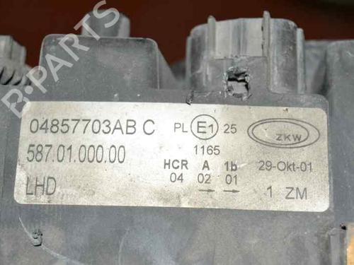 Left headlight CHRYSLER VOYAGER IV (RG, RS) 2.5 CRD | BP1168692C28 