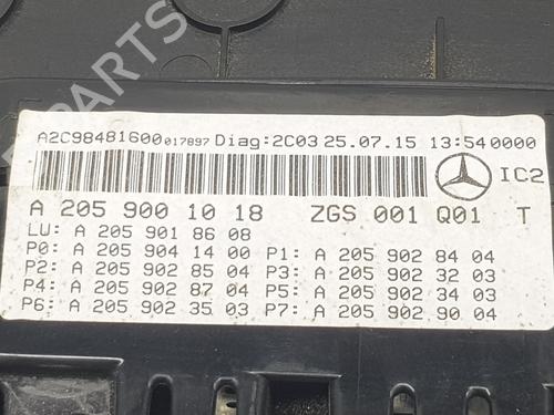 Instrument cluster MERCEDES-BENZ C-CLASS (W205) C 220 BlueTEC / d (205.002, 205.004) | BP6303729C47 