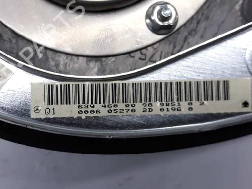 Driver airbag MERCEDES-BENZ VITO Bus (W639) 111 CDI (639.701, 639.703, 639.705) | BP2786016C9 
