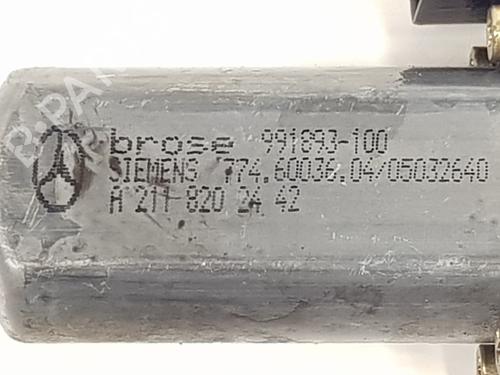 Right rear window motor MERCEDES-BENZ E-CLASS (W211) E 220 CDI (211.006) | BP24973301E22 