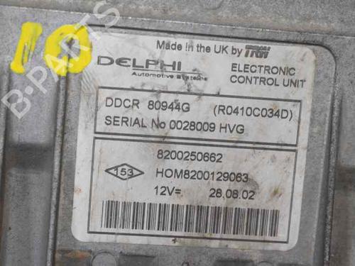 Engine control unit (ECU) RENAULT CLIO II (BB_, CB_)  | BP1434802M57 