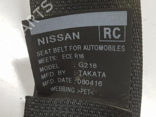 Rear center seatbelt NISSAN NAVARA NP300 Pickup (D23, D23T) 2.3 dCi 4x4 (D231, D23T) | BP13361780I27 
