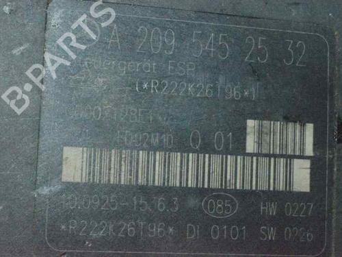ABS pump MERCEDES-BENZ C-CLASS (W203) C 270 CDI (203.016) | BP1252175M43 