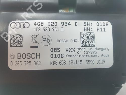 Instrument cluster AUDI A6 C7 (4G2, 4GC) 2.0 TDI | BP31854374C47