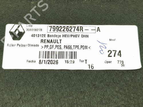 Rear parcel shelf RENAULT RAFALE Coupe (DGM_) 1.2 E-TECH 200 Hybrid (DGM2) | BP34605748C85 - Image 2