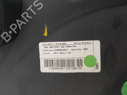 Seats set RENAULT CLIO IV (BH_) 0.9 TCe 90 (BHNF, BHMA, BHMH, BHJK, BHJR) | BP7313787C78