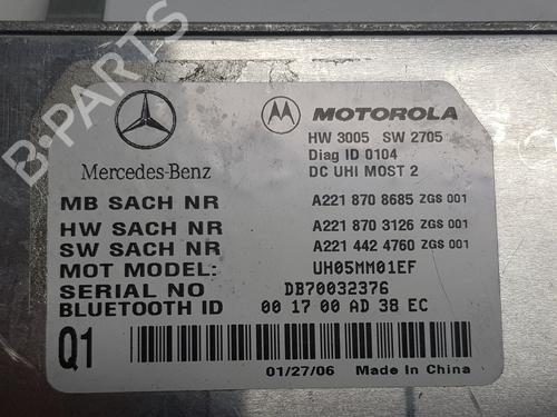 Electronic module MERCEDES-BENZ S-CLASS (W221, V221) S 500 (221.071, 221.171) | BP20492454M83 