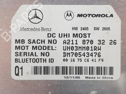 Electronic module MERCEDES-BENZ M-CLASS (W164) ML 320 CDI 4-matic (164.122) | BP11769271M83 
