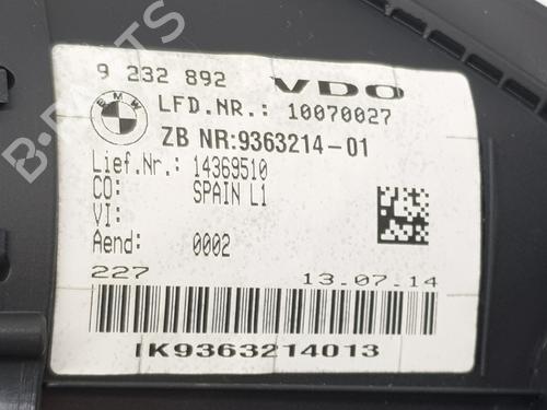 Instrument cluster BMW 1 (F20) 116 d | BP29244452C47 