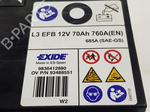 Batteri OPEL ASTRA L Sports Tourer (OV5) 1.2 (FRHNSL, FRHNSR) | BP29755361E11 