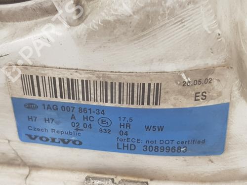 Right headlight VOLVO V40 Estate (645) 1.9 DI | BP29591244C29 