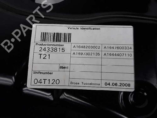 Rear left window mechanism MERCEDES-BENZ M-CLASS (W164) ML 280 CDI 4-matic (164.120) | BP1976703C24 