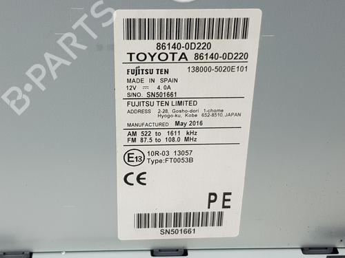 Electronic module TOYOTA YARIS (_P13_) 1.5 Hybrid (NHP130_) | BP24801935M83 