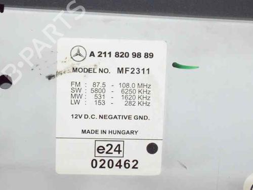 Radio MERCEDES-BENZ E-CLASS (W211) E 220 CDI (211.006) | BP1483488E6 