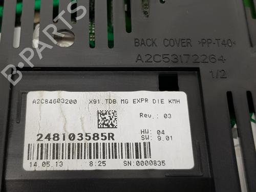 Instrument cluster RENAULT LAGUNA III Grandtour (KT0/1) 2.0 dCi (KT07, KT0J, KT14, KT1A, KT1S) | BP17171477C47 