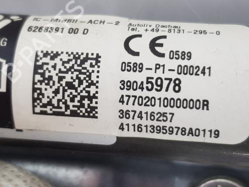 Right curtain airbag OPEL CORSA E (X15) 1.3 CDTI (08, 68) | BP20331671C12 