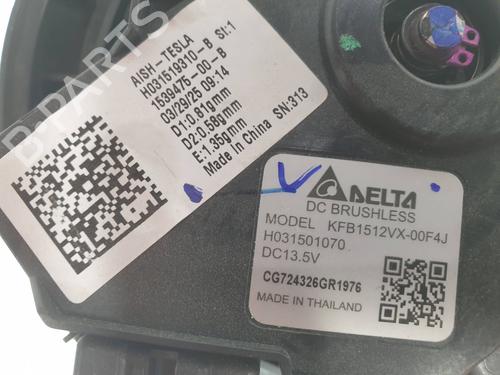 Heater blower motor TESLA MODEL 3 (5YJ3) | BP38525131M62 - Image 3
