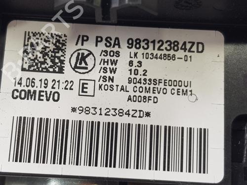 Kollisonspute sett CITROËN JUMPY III Van (V_) 2.0 BlueHDi 120 | BP31924133C86 