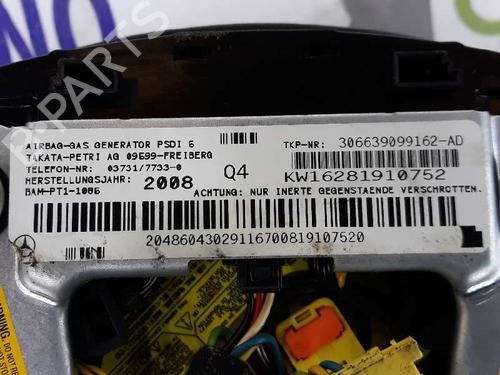 Driver airbag MERCEDES-BENZ C-CLASS (W204) C 320 CDI (204.022) | BP1932016C9 