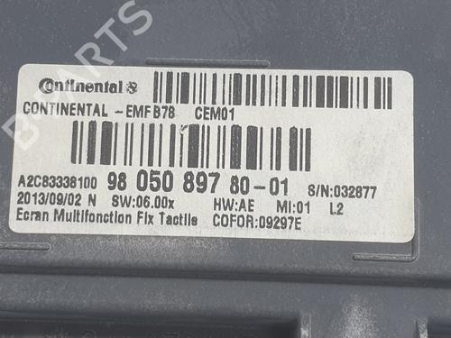 Display monitor CITROËN C4 Picasso II  | BP31997562C48 