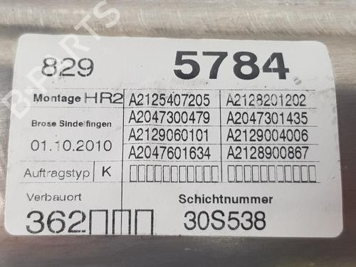 Rear right window mechanism MERCEDES-BENZ E-CLASS (W212) E 220 CDI / BlueTEC (212.001, 212.002) | BP17623800C25 