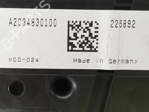 Instrument cluster VW GOLF VII (5G1, BQ1, BE1, BE2) 1.6 TDI | BP8197090C47 