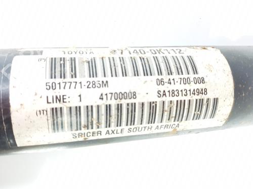 Driveshaft TOYOTA HILUX VIII Pickup (_N1_) 2.4 D 4WD (GUN125_, GUN125R) | BP29729376M37 