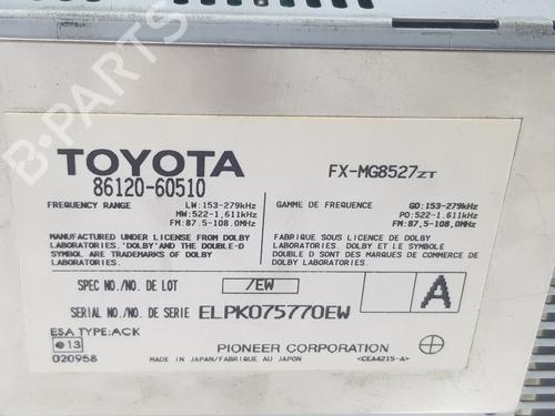 Radio TOYOTA LAND CRUISER PRADO (_J12_) 3.0 D-4D (KDJ120, KDJ125) | BP12460327E6 