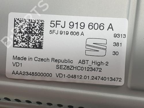 Display monitor SEAT IBIZA V (KJ1, KJG) 1.0 TSI | BP29723529C48 