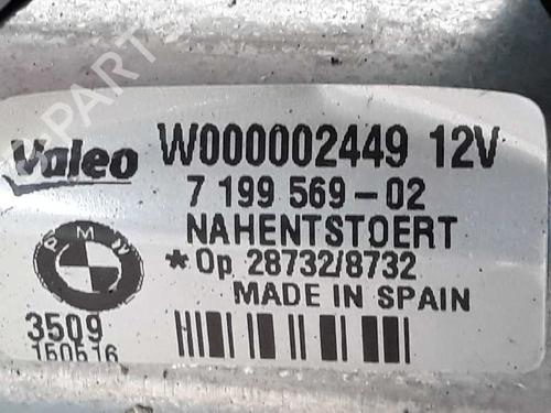 Rear wiper motor BMW 1 (E81) 118 d | BP6517043M102 
