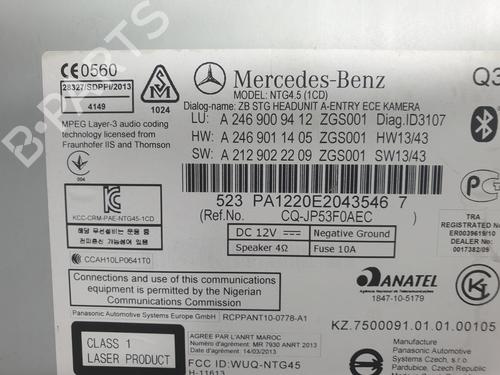 Electronic module MERCEDES-BENZ GLA-CLASS (X156) GLA 200 CDI / d (156.908) | BP28965001M83 