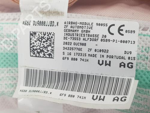 Left curtain airbag SEAT ARONA (KJ7, KJP) 1.0 TSI | BP12464399C11 