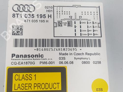 Radio AUDI A4 B8 (8K2) 1.8 TFSI | BP8054151E6 