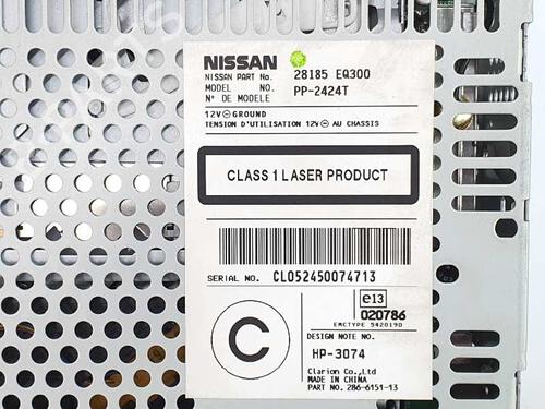 Radio NISSAN X-TRAIL I (T30) 2.2 DCi FWD | BP7822552E6 