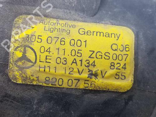 Left front fog light MERCEDES-BENZ B-CLASS Sports Tourer (W245) B 200 CDI (245.208) | BP6563180C30 