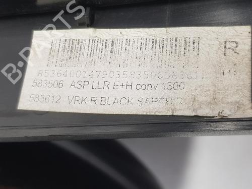 Right mirror OPEL ASTRA J (P10) 1.7 CDTI (68) | BP16367090C27 