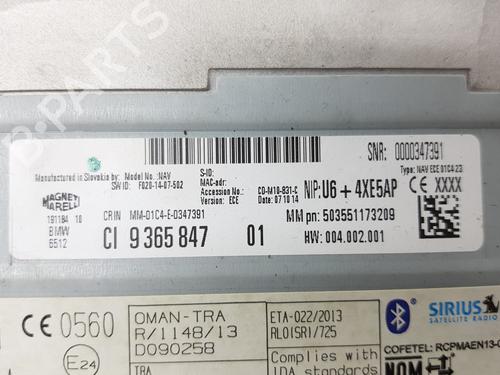 Radio BMW 3 (F30, F80) 318 d | BP18868645E6 