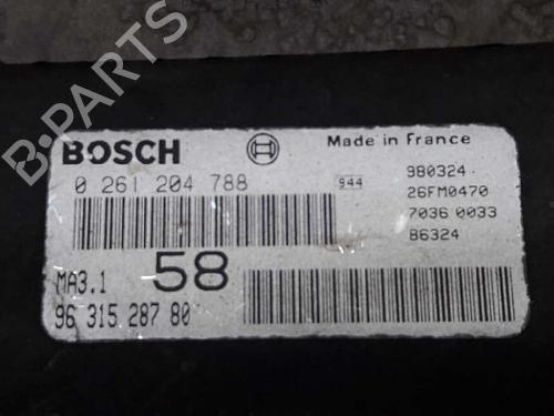 Engine control unit (ECU) CITROËN SAXO (S0, S1) 1.1 X, SX | BP2973060M57 