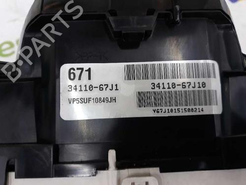 Instrument cluster SUZUKI GRAND VITARA II (JT, TE, TD) 1.9 DDiS All-wheel Drive (JT419, TD44, JB419WD, JB419XD,... | BP2672266C47 